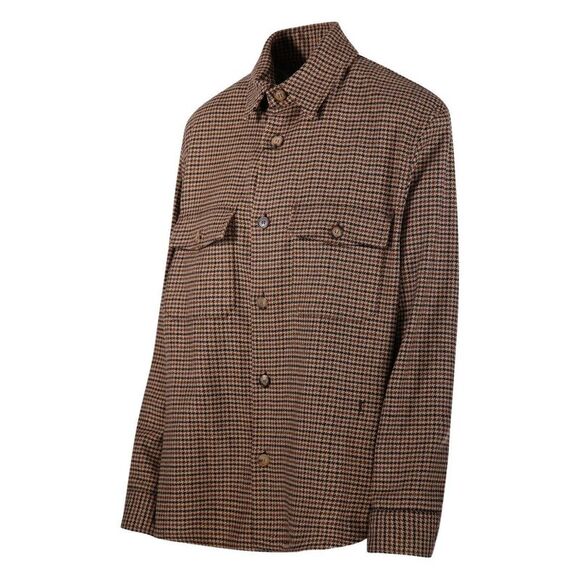 Saint Laurent Women Houndstooth Overshirt